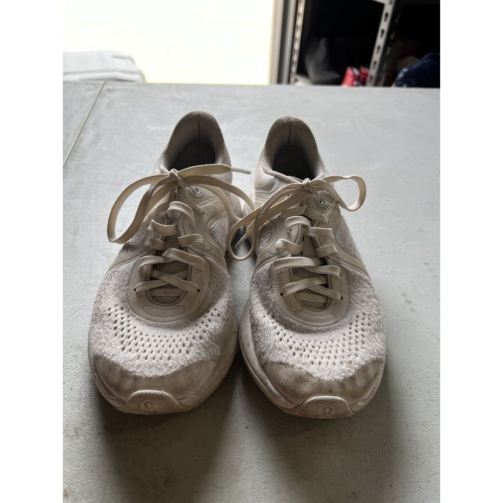 Lululemon Chargefeel Low Womens Workout‎ Shoe White/White Drop size 7
